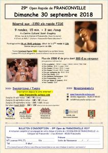 29e Open de Franconville Homologu� Rapide FIDE/FFE (-2350 elo)