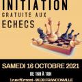 Initiation Adultes aux �checs - Samedi 16 octobre 2021